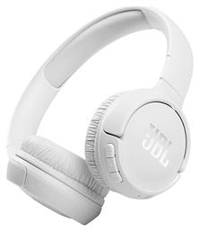 JBL Tune 510BT Ασύρματα / Ενσύρματα On Ear Ακουστικά με 40 ώρες Λειτουργίας και Quick Charge Λευκά JBLT510BTWHT