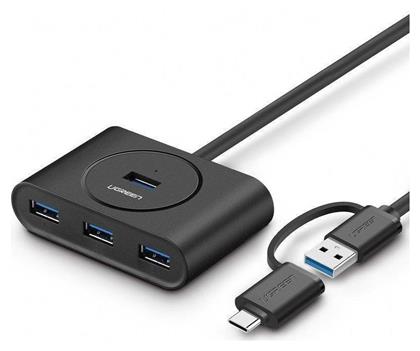 CR113 USB 3.0 Hub 4 Θυρών με σύνδεση USB-A / USB-C Ugreen